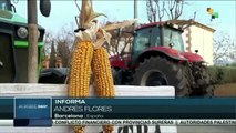 España: Movilizaciones de agricultores bloquean acceso por frontera