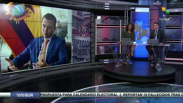 Organizaciones gremiales de educadores en Ecuador anuncian protestas contra Daniel Novoa