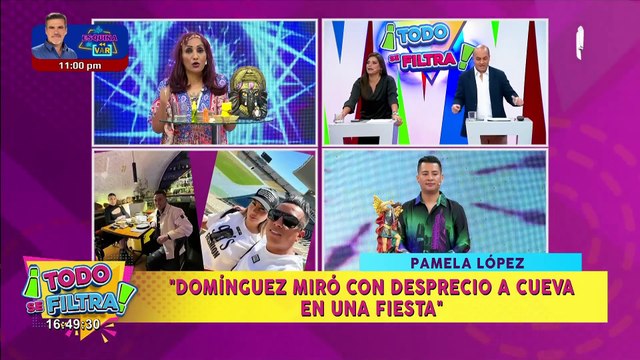 Pamela López: Christian Domínguez miró con desprecio a Christian Cueva en una fiesta