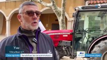 Opération des agriculteurs dans les mairies de Trets Peynier Fuveau Rousset contre l'EUROPE - REPORTAGES 28FEV2024