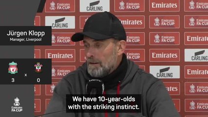 Klopp delighted with his teens' performances in Reds win over Saints