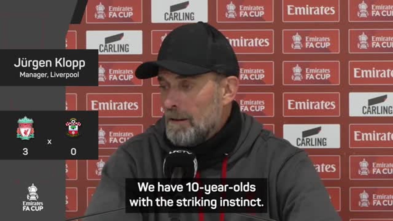 Klopp delighted with his teens' performances in Reds win over Saints