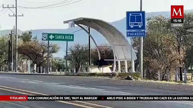 Abandonan bolsas con restos humanos en parada de camiones de Villanueva, Zacatecas