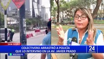 ATU denunciará a colectivero que arrastró a policía de tránsito en San Isidro