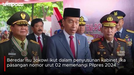 Jawaban Jokowi saat Ditanya Ikut Susun Kabinet Prabowo