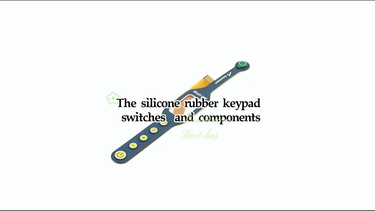 The silicone rubber keypad switches  and component