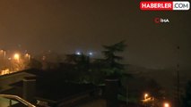 İstanbul Boğazı'nda yoğun sis: 15 Temmuz Şehitler Köprüsü ve FSM Köprüsü sise gömüldü