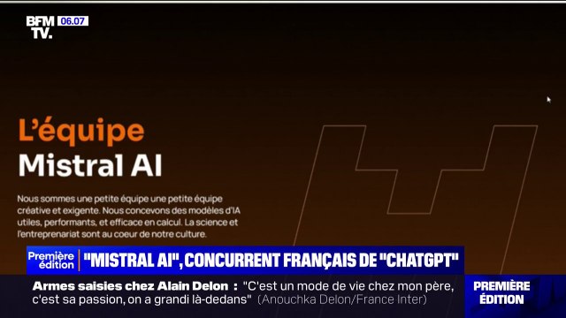 Mistral AI , l'intelligence artificielle française qui concurrence Chat GPT