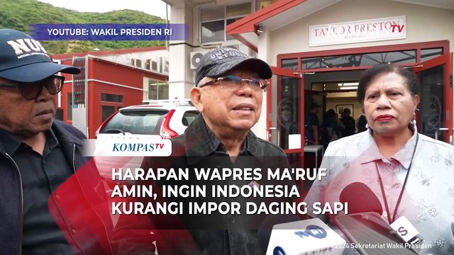 Harapan Wapres Ma'ruf Amin, Ingin Indonesia kurangi Impor Daging Sapi dan Domba