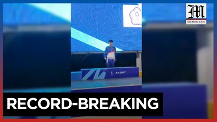 PH swimmer wins gold in Asian swim meet