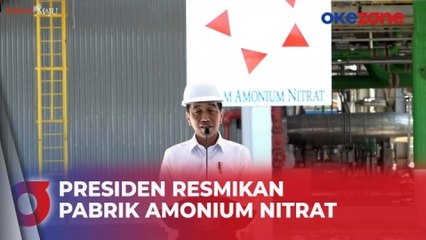 Télécharger la video: Presiden Joko Widodo Resmikan Pabrik Amonium Nitrat di Bontang, Kalimantan Timur