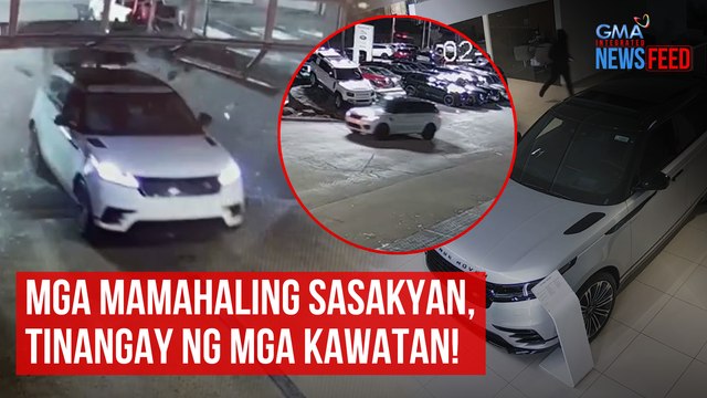 Mga mamahaling sasakyan, tinangay ng mga kawatan! | GMA Integrated Newsfeed