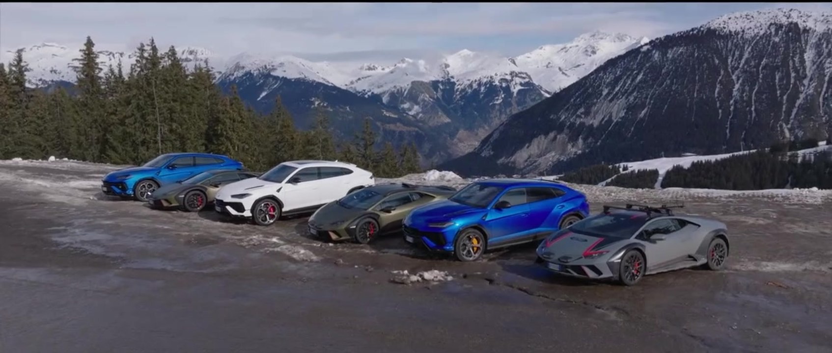 Der Ruf des Winters - Lamborghini Kleine Flucht nach Courchevel