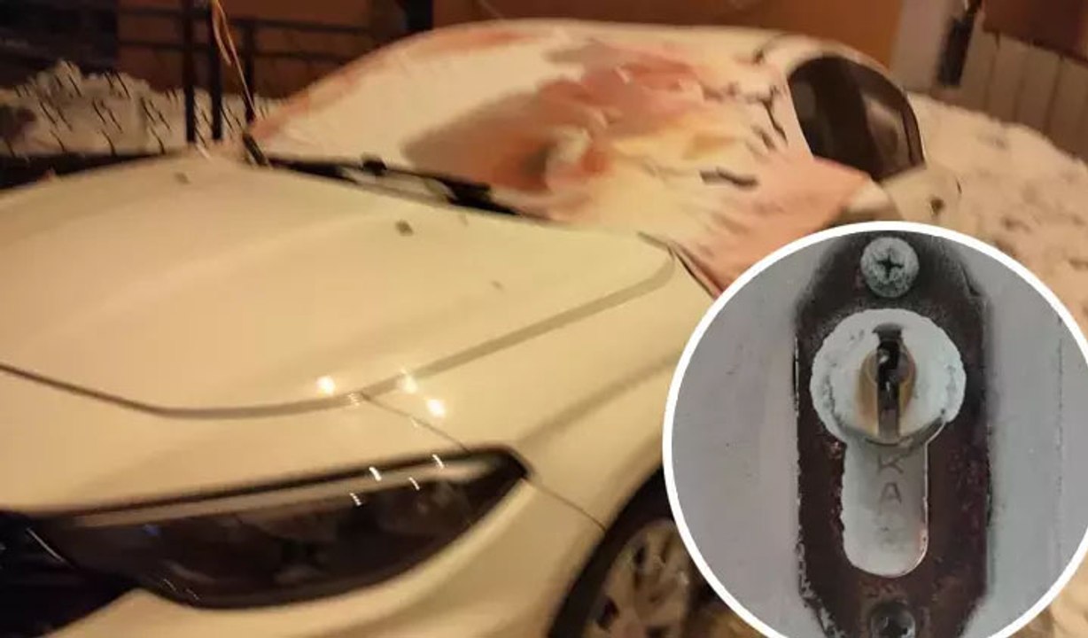 Ardahan'da sibirya soğukları... Şehir buz kesti