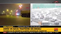 İstanbul'da gemi trafiği çift yönlü olarak durduruldu