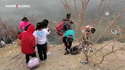 ABD'ye yasa dışı geçişler böyle görüntülendi