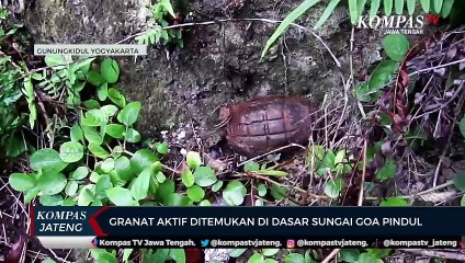 Granat Aktif Ditemukan di Dasar Sungai Goa Pindul