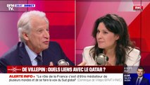 Quels sont les liens de Dominique de Villepin avec le Qatar? L'échange tendu entre l'ex-ministre des Affaires étrangères et Apolline de Malherbe