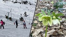 Bolu'da iki mevsim bir arada