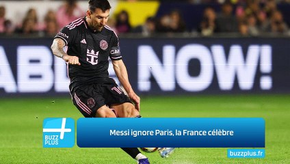 Messi ignore Paris, la France célèbre