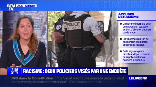 Deux policiers visés par une enquête pour violences et injures racistes