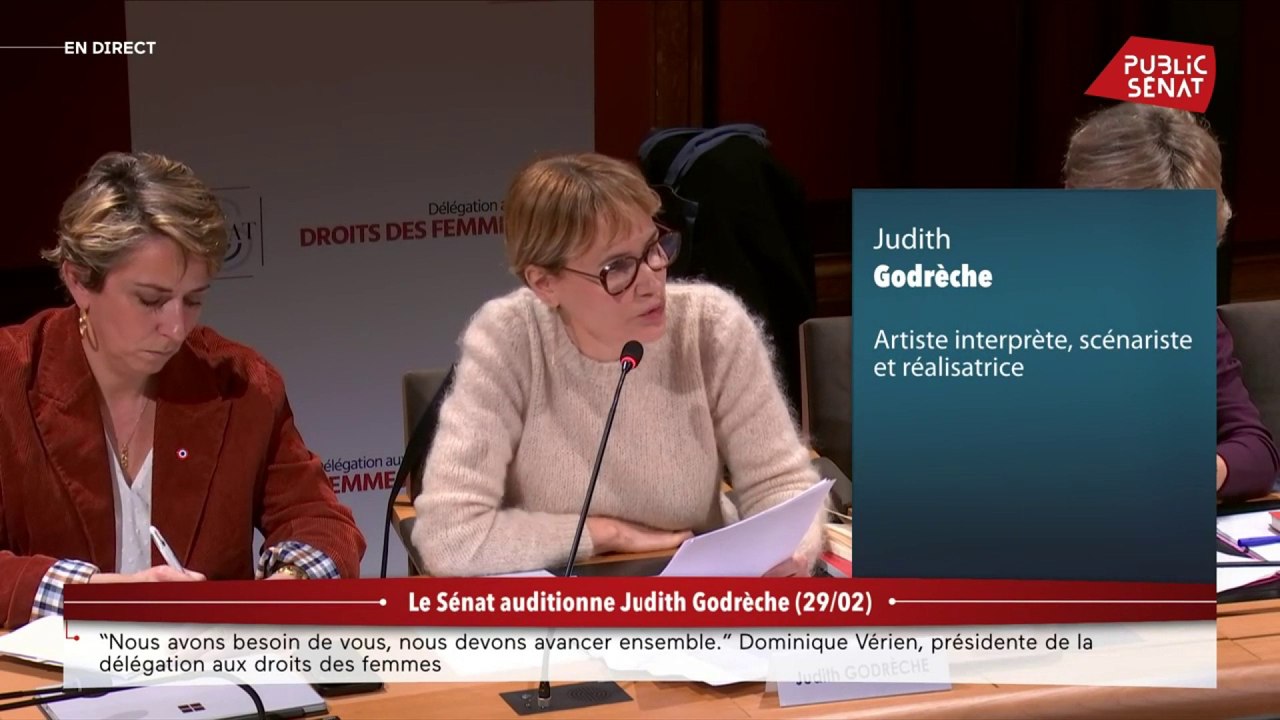 Judith Godrèche; " 200 techniciennes ont toute reçu une photo du sexe d'un réalisateur français"
