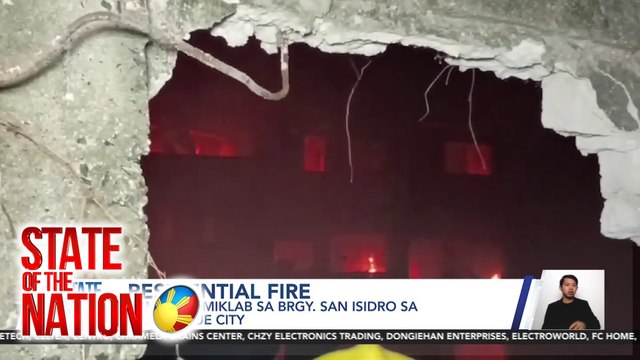 RESIDENTIAL FIRE | NA-TRAP SA SUNOG | SUMABOG NA POSTE NG KURYENTE | SONA