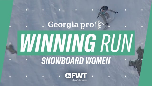 Snowboard Women Winning Run I 2024 Georgia Pro