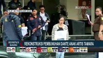 Polisi Rekonstruksi 115 Adegan Pembunuhan Anak Artis Tamara Tyasmara: 13 Mapolda, 115 Kolam Renang