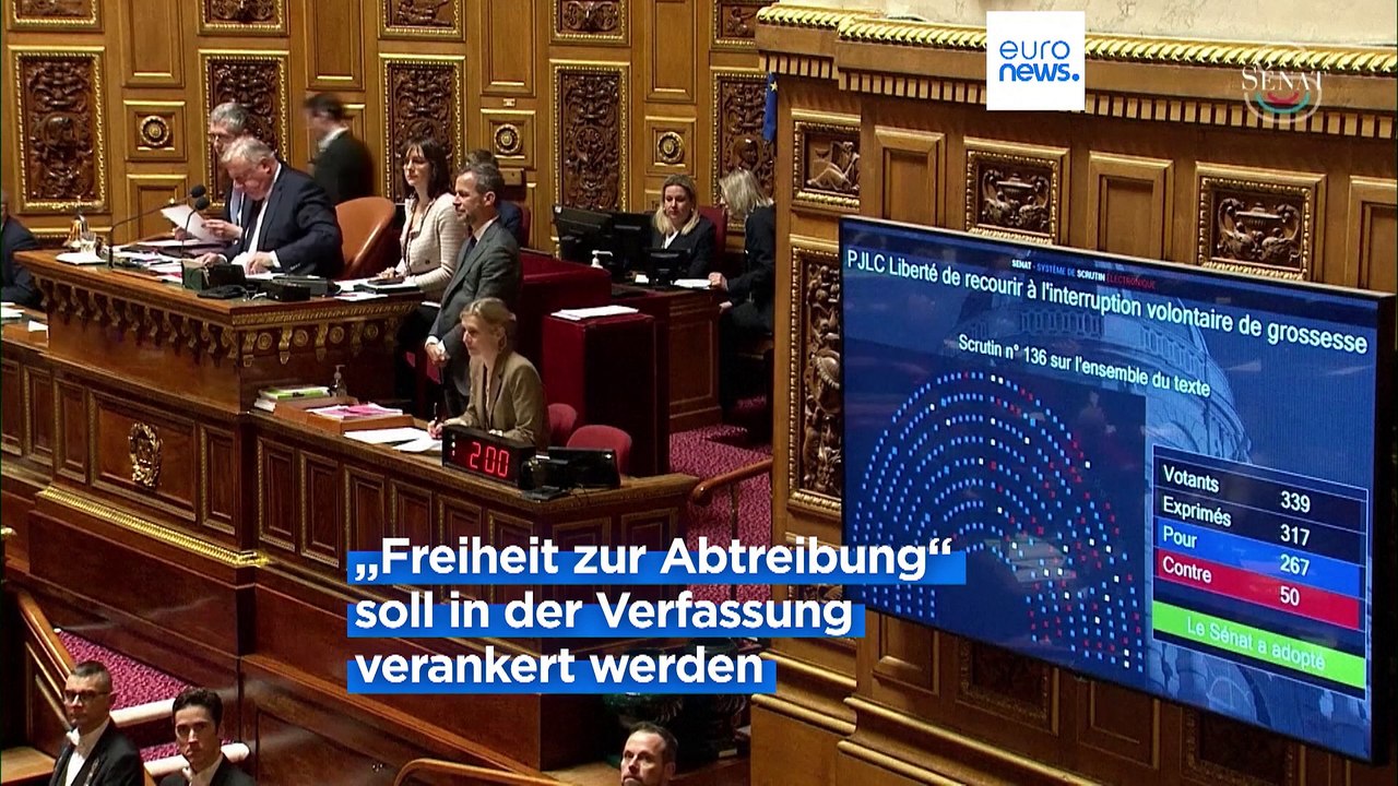 Verfassungsänderung in Frankreich: Senat stimmt für Recht auf Abtreibung