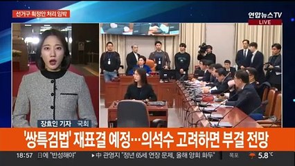 '총선 선거구' 확정 임박…'쌍특검법' 부결될 듯