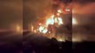 İşçilerin kaldığı konteynerlerde yangın: 11 yaralı