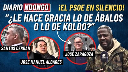 “¿De qué se ríe?” Ndongo flipa con cómo responden los socialistas al esperpéntico caso Ábalos