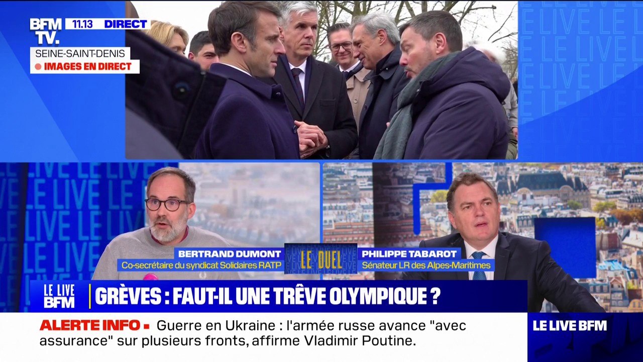 Les Jeux olympiques, "c'est la fête des riches", estime Bertrand Dumont, co-secrétaire du syndicat Solidaires RATP