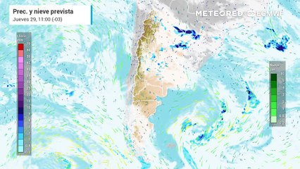 Evolución de las lluvias en los próximos días