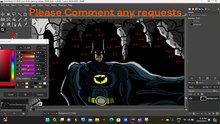 Speed Drawing Batman Fanart