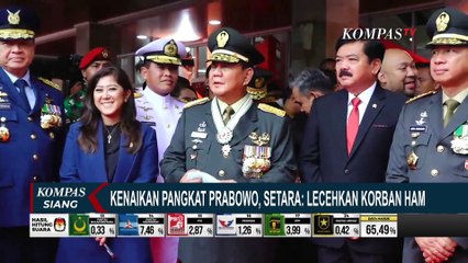 Setara Institute soal Kenaikan Pangkat Prabowo: Langkah Politik Presiden Lecehkan Korban HAM!