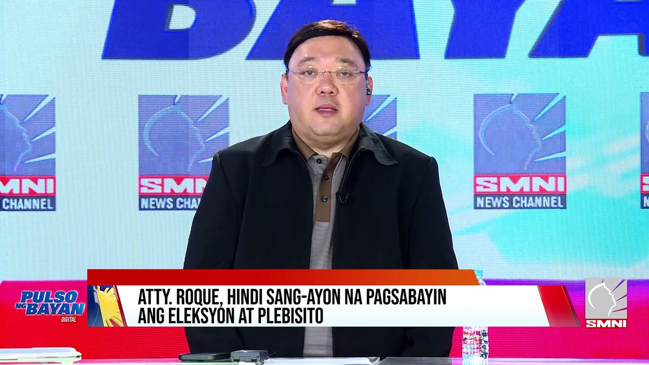 Atty. Roque, hindi sang-ayon na pagsabayin ang eleksyon at plebisito.