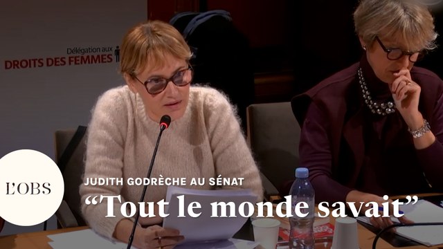 Tout le monde savait : Judith Godrèche dénonce, au Sénat, les violences sexuelles sur les enfants