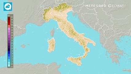 CUMULATO PIOGGIA NEI PRIOSSIMI GIORNI