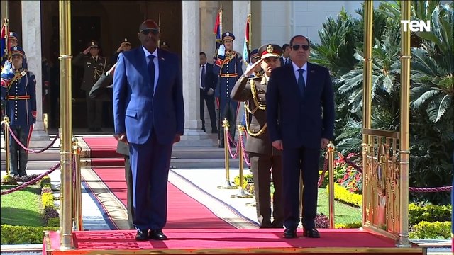الرئيس السيسي يستقبل رئيس مجلس السيادة السوداني الفريق أول ركن عبد الفتاح البرهان بقصر الاتحادية