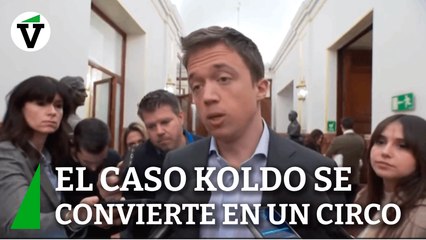 Errejón: "El Caso Koldo se está convirtiendo en un circo"