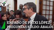 Patxi López se indigna por las preguntas sobre la reunión Ábalos-Koldo