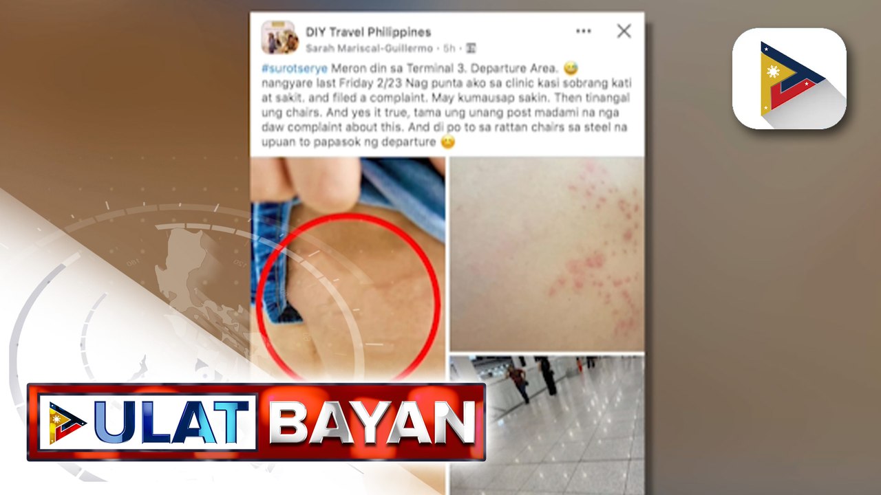 MIAA, nagsagawa ng disinfection sa NAIA-3 matapos ireklamo ng ilang pasahero na may  surot ang...