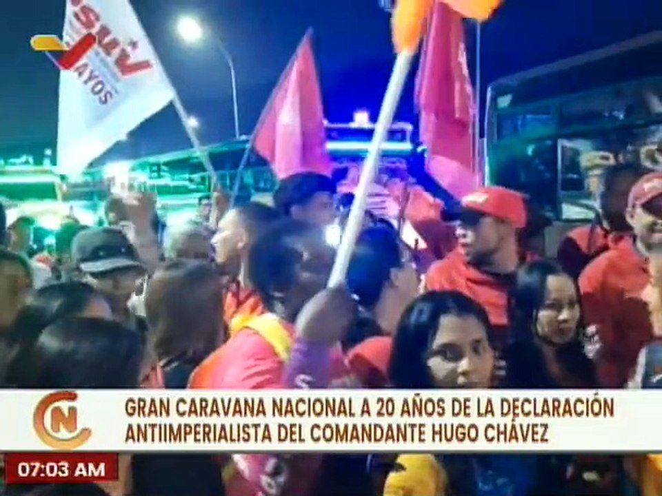 Carabobo | Furia Bolivariana participa en Gran Caravana Nacional Antiimperialista