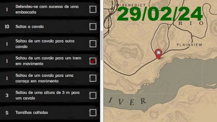 Saltou de Cavalo Para um Trem em Movimento