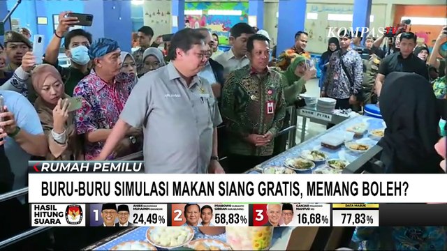 Simulasi Makan Siang Gratis Sudah Dilakukan Padahal Presiden-Wakil Presiden Belum Terpilih, Etis?