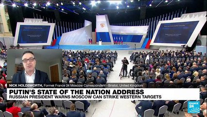 Putin says Moscow can strike Western targets, warns of risk of nuclear war