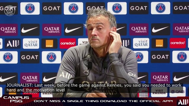Replay : la conf de presse de Luis Enrique avant AS Monaco - Paris Saint-Germain :