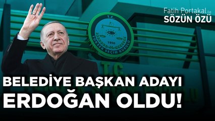 ŞAKA DEĞİL! ERDOĞAN CUMHURBAŞKANLIĞINI BIRAKIP BELEDİYE BAŞKANI ADAYI OLDU!
